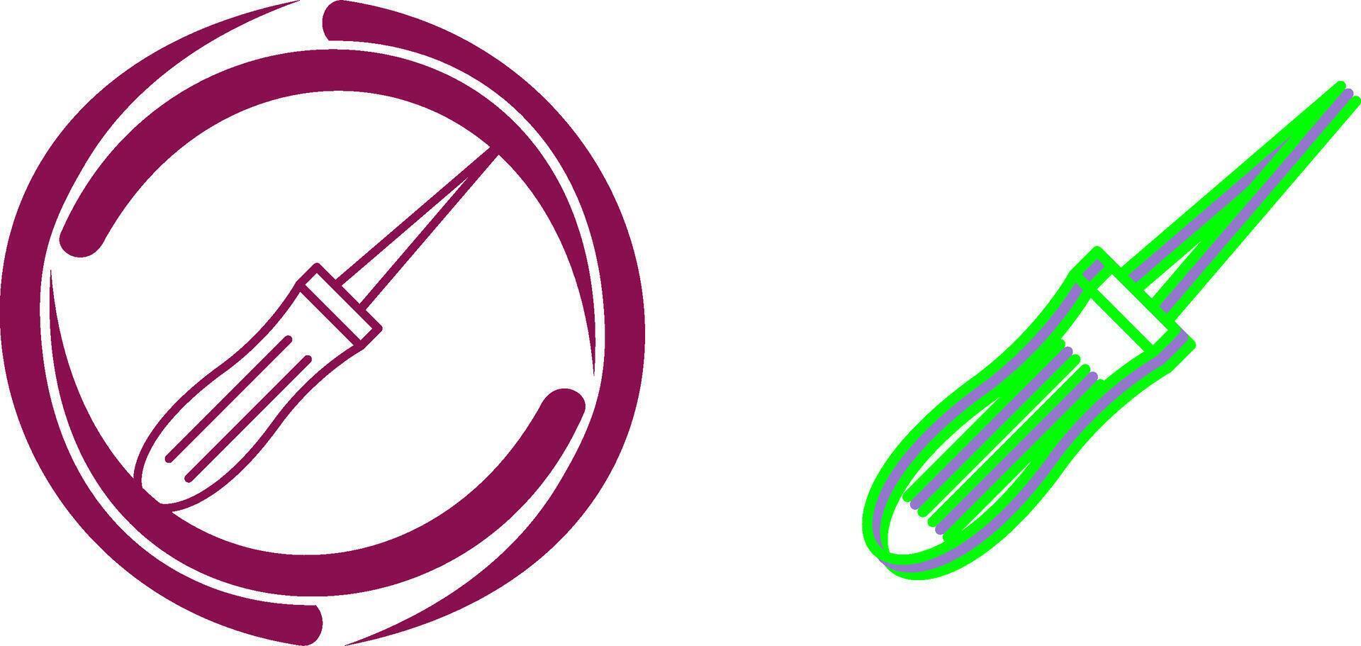 Awl Icon Design vector