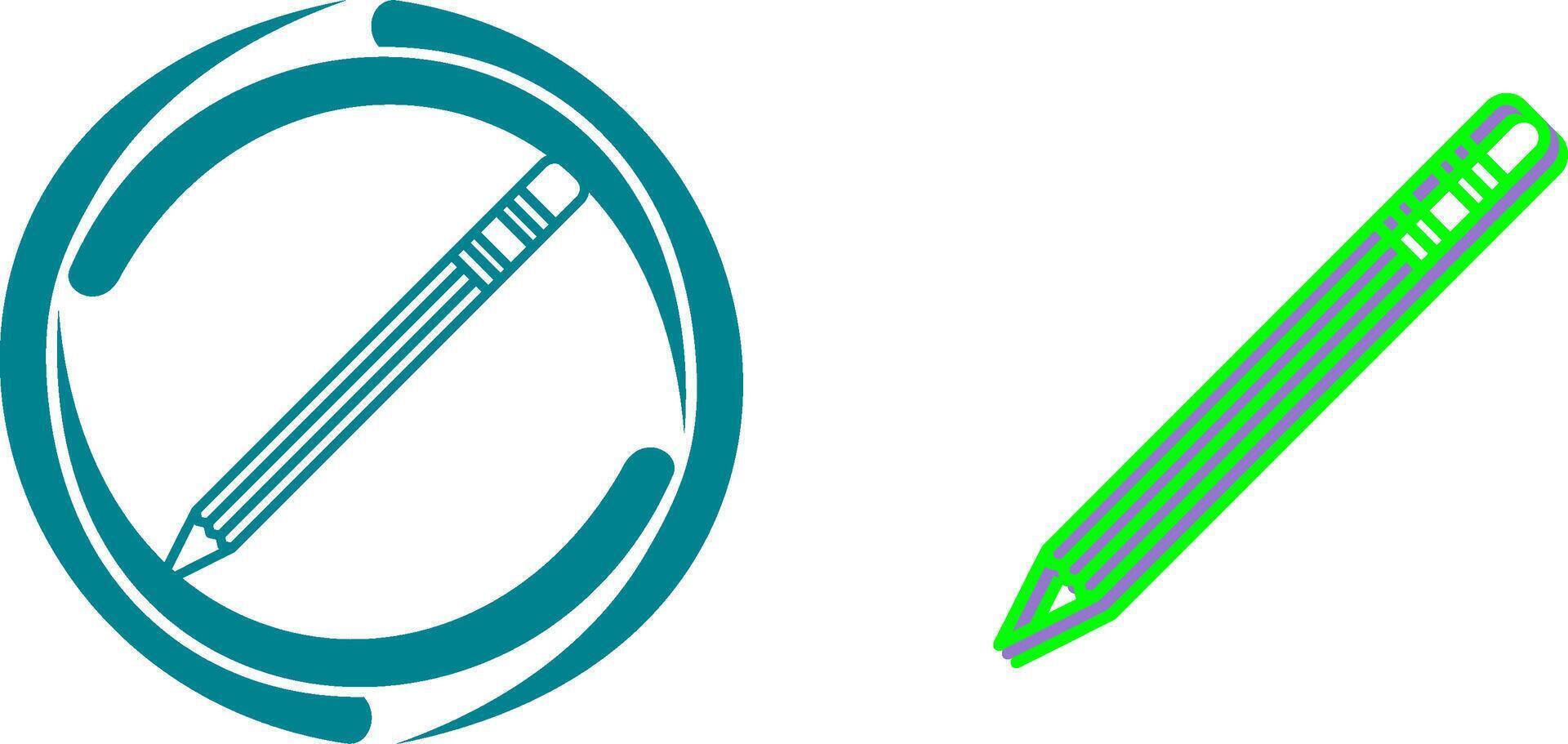 Pencil Icon Design vector