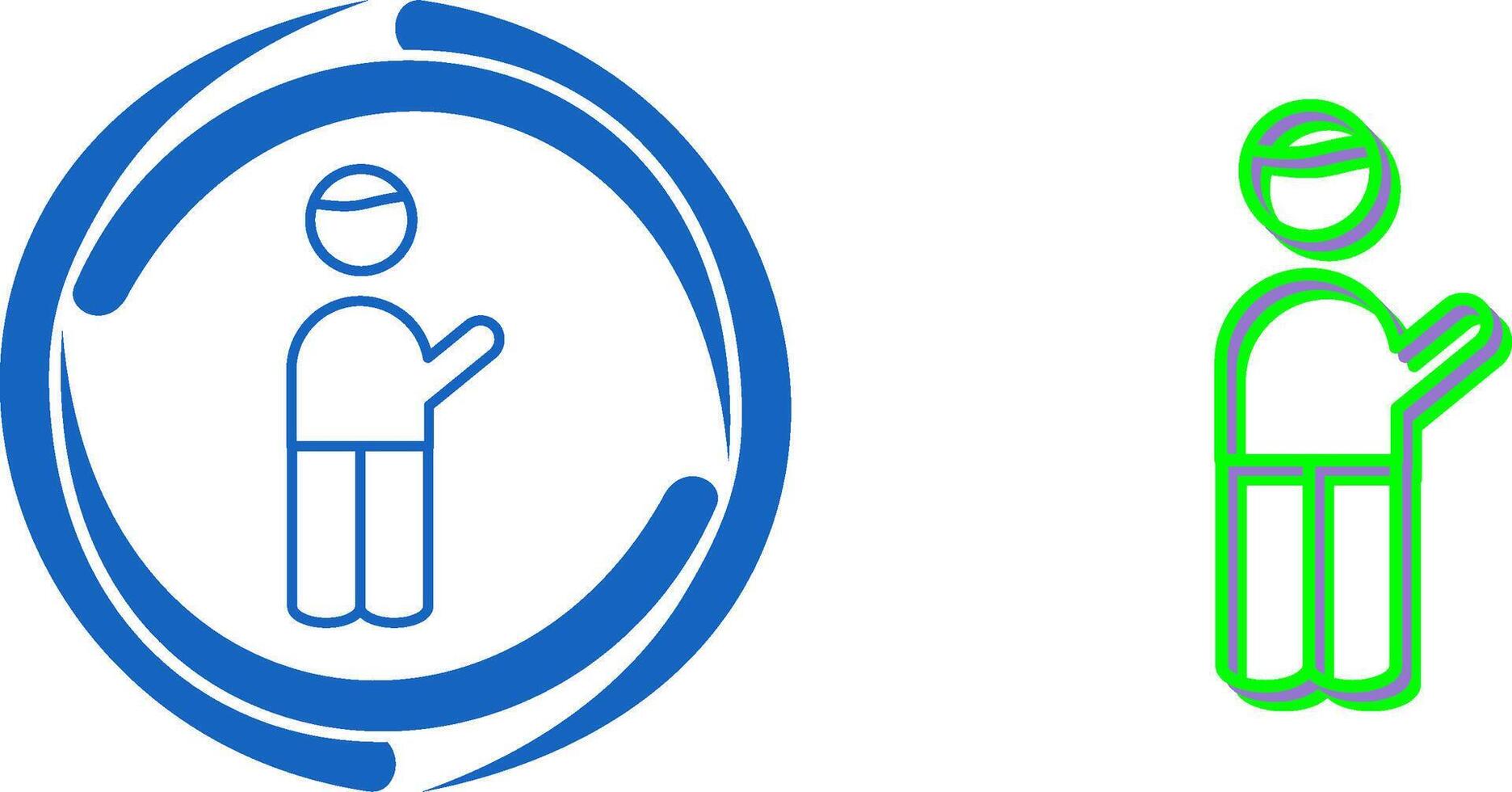 Museum Guide Icon Design vector