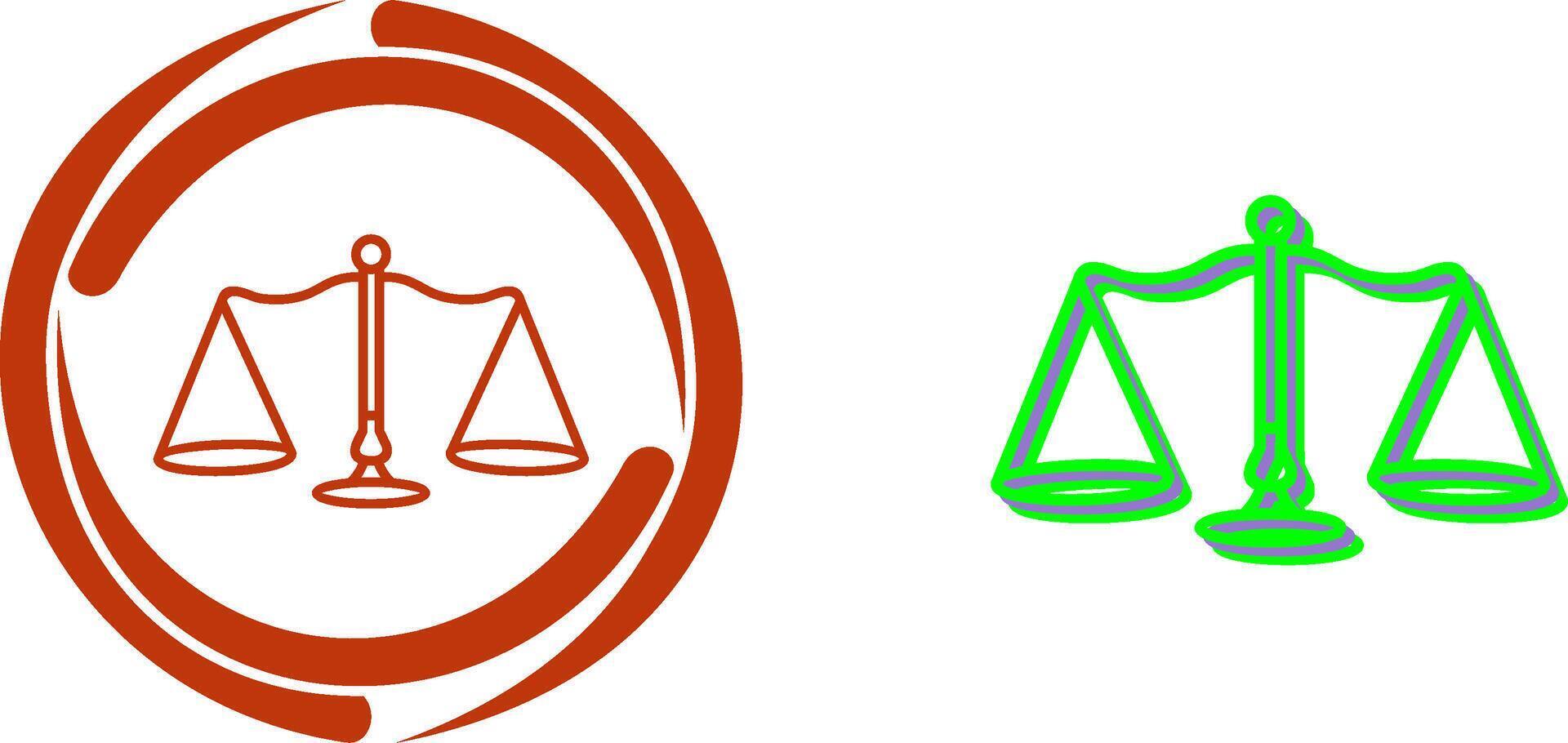 Scale Icon Design vector
