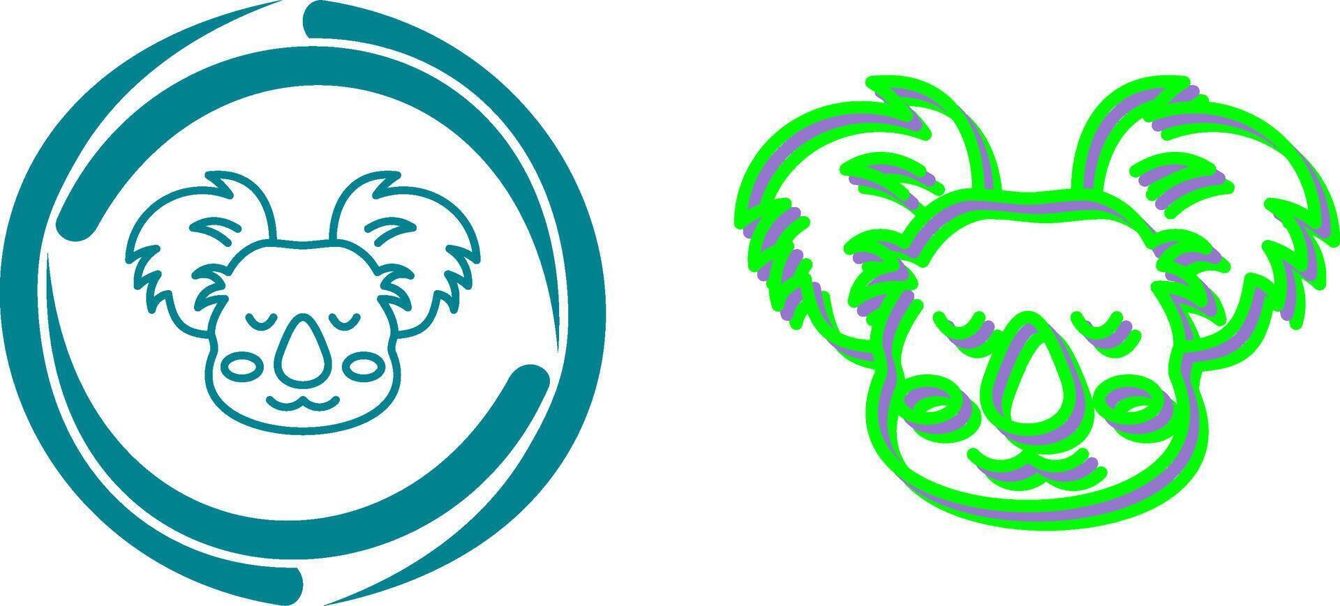 Koala Icon Design vector