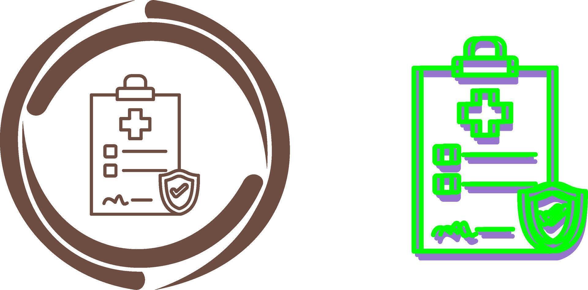Health Protection Icon Design vector