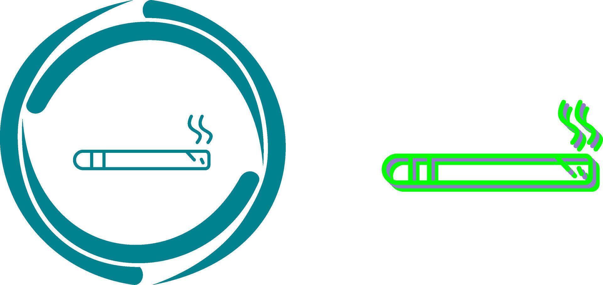 CIgar Icon Design vector