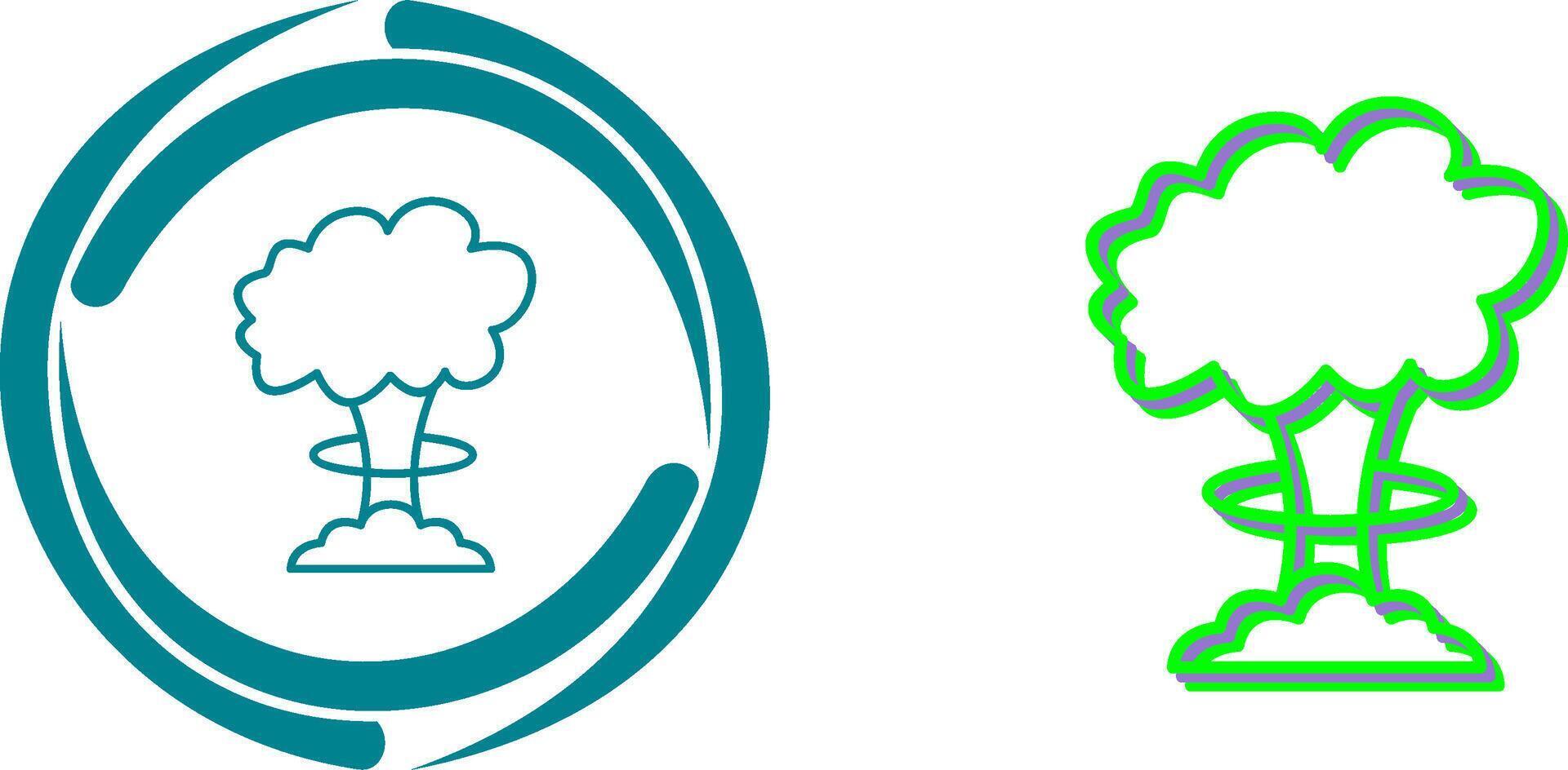 Unique Bomb Blast Icon Design vector