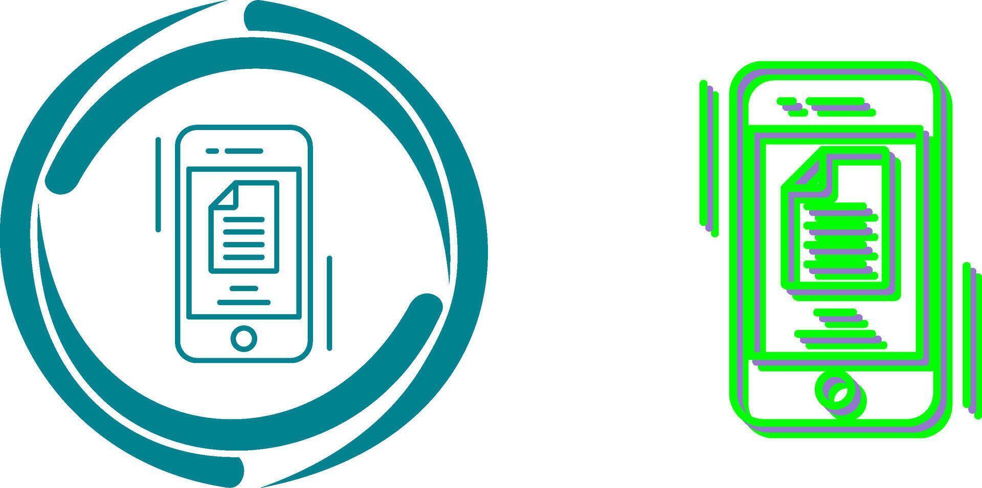 Note Icon Design vector