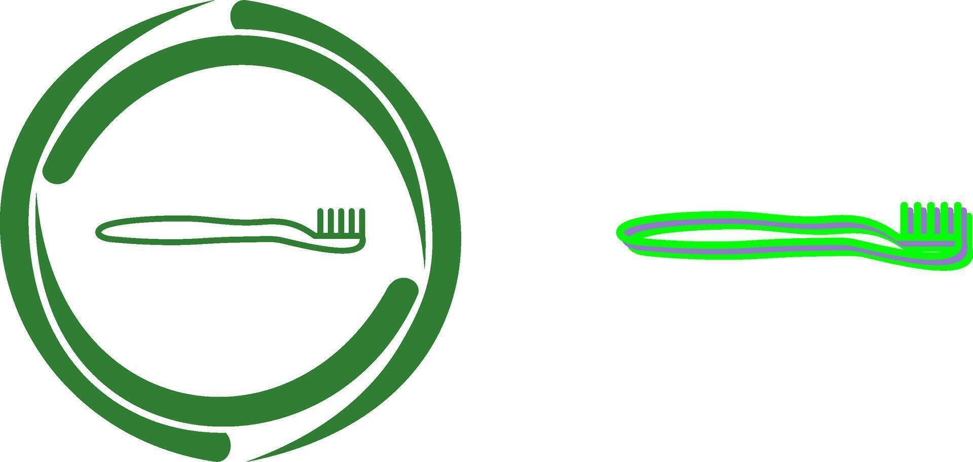 Toothbrush Icon Design vector