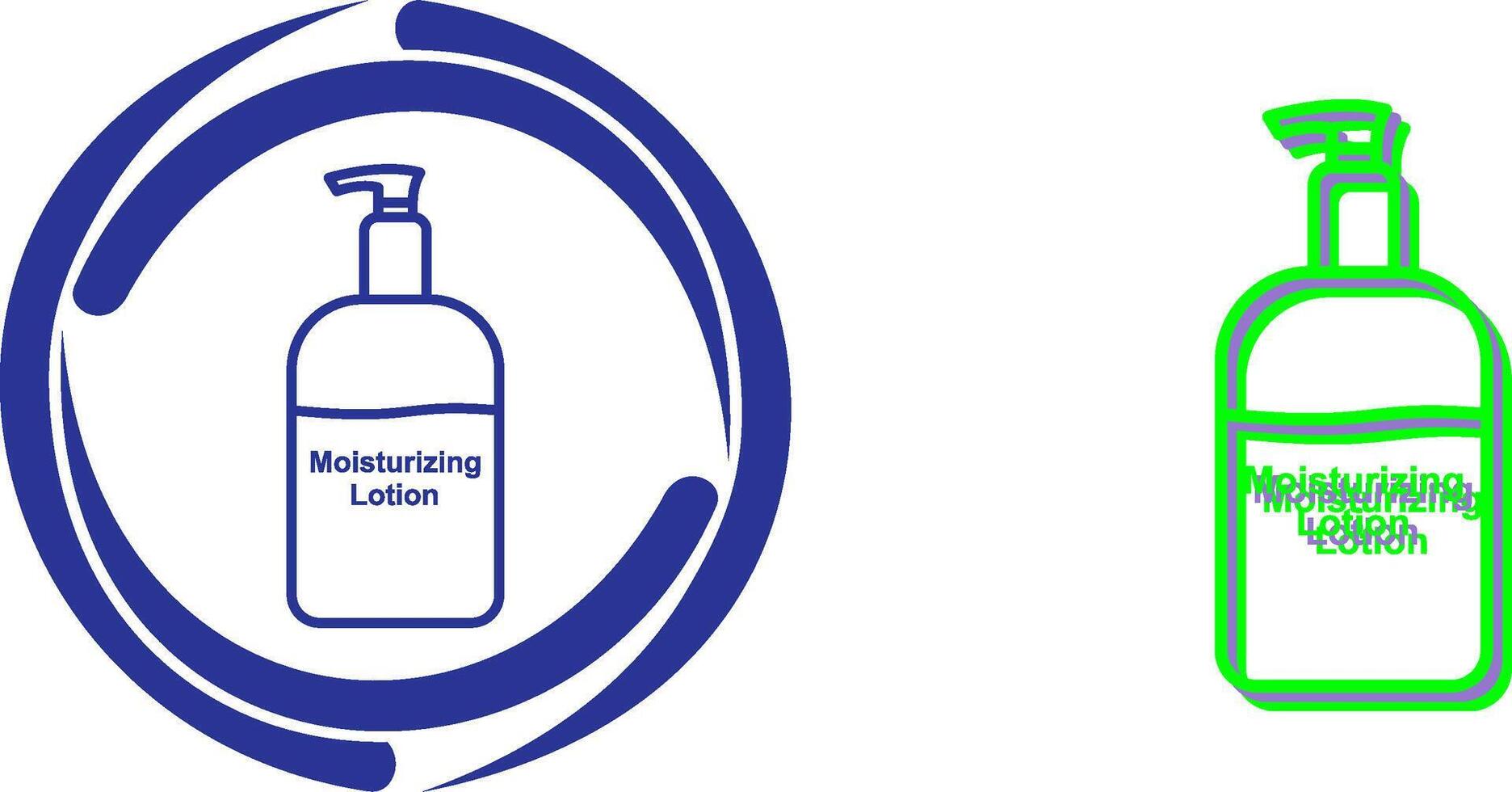 Lotion Icon Design vector