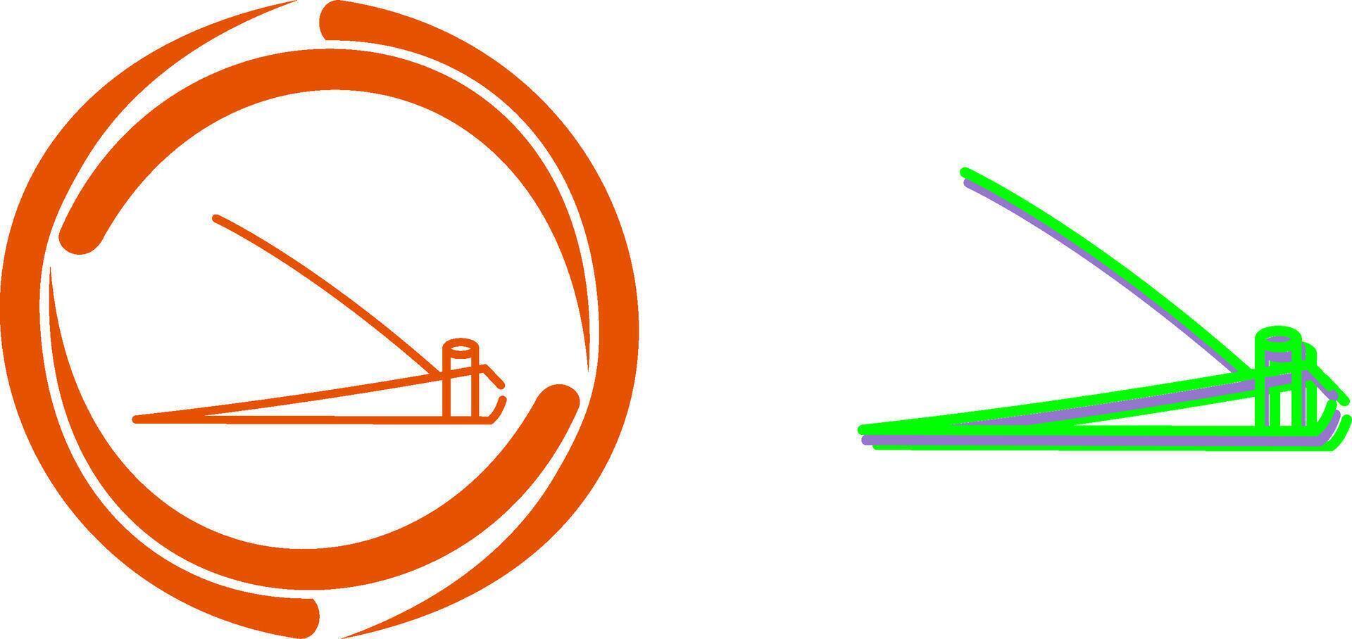 Nailcutter Icon Design vector