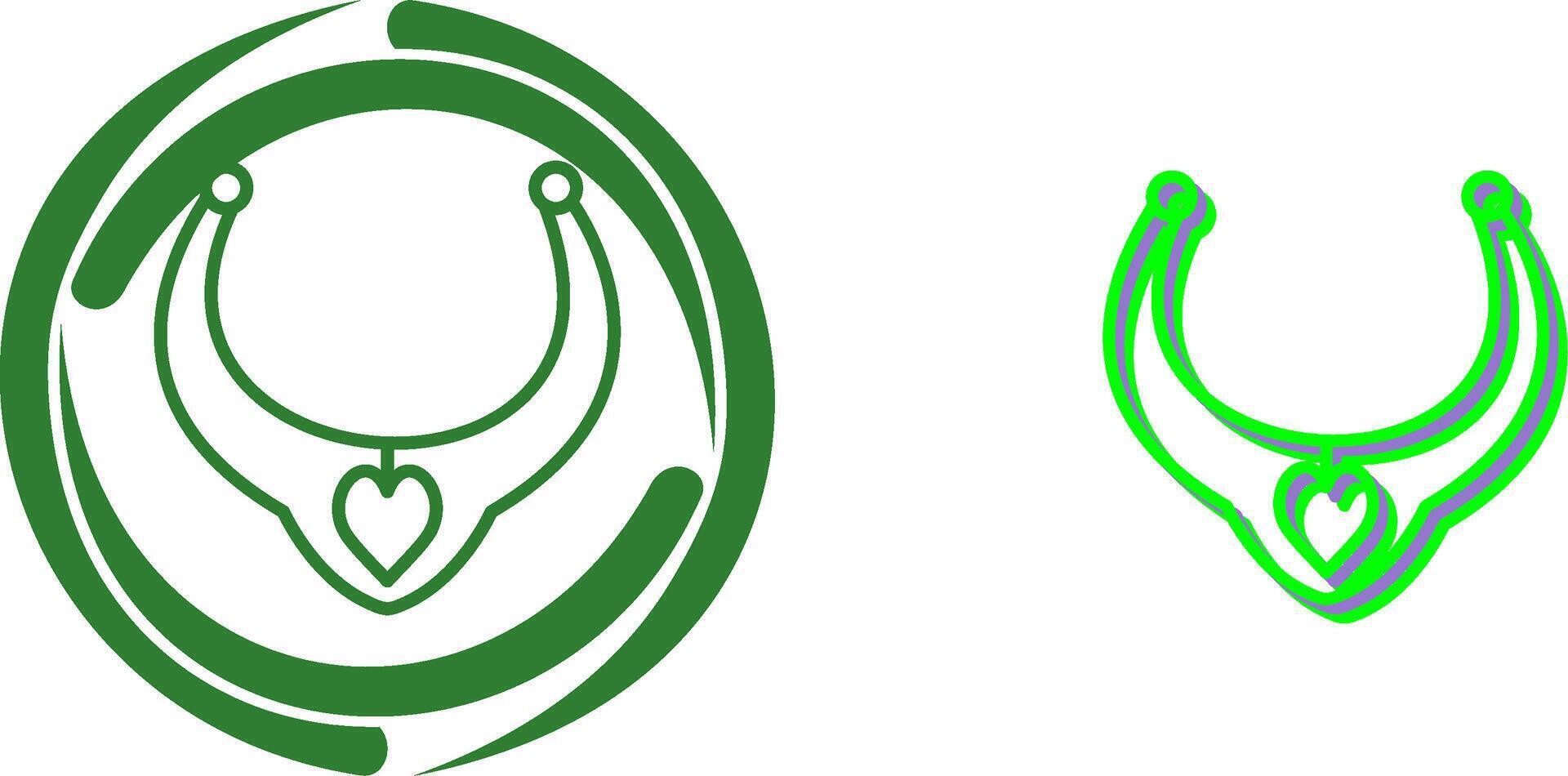 Necklace Icon Design vector