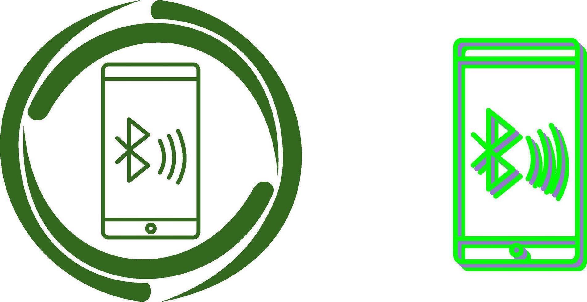 Connected Device Icon Design vector