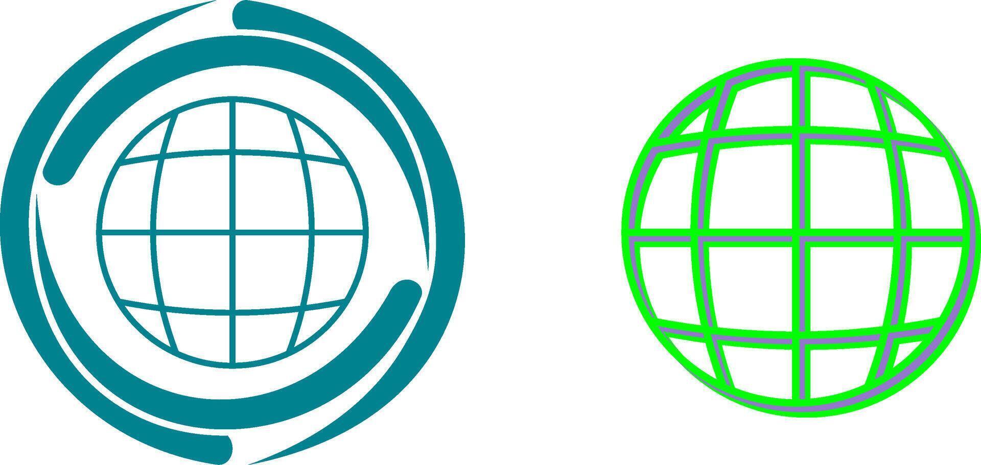 Globe Icon Design vector