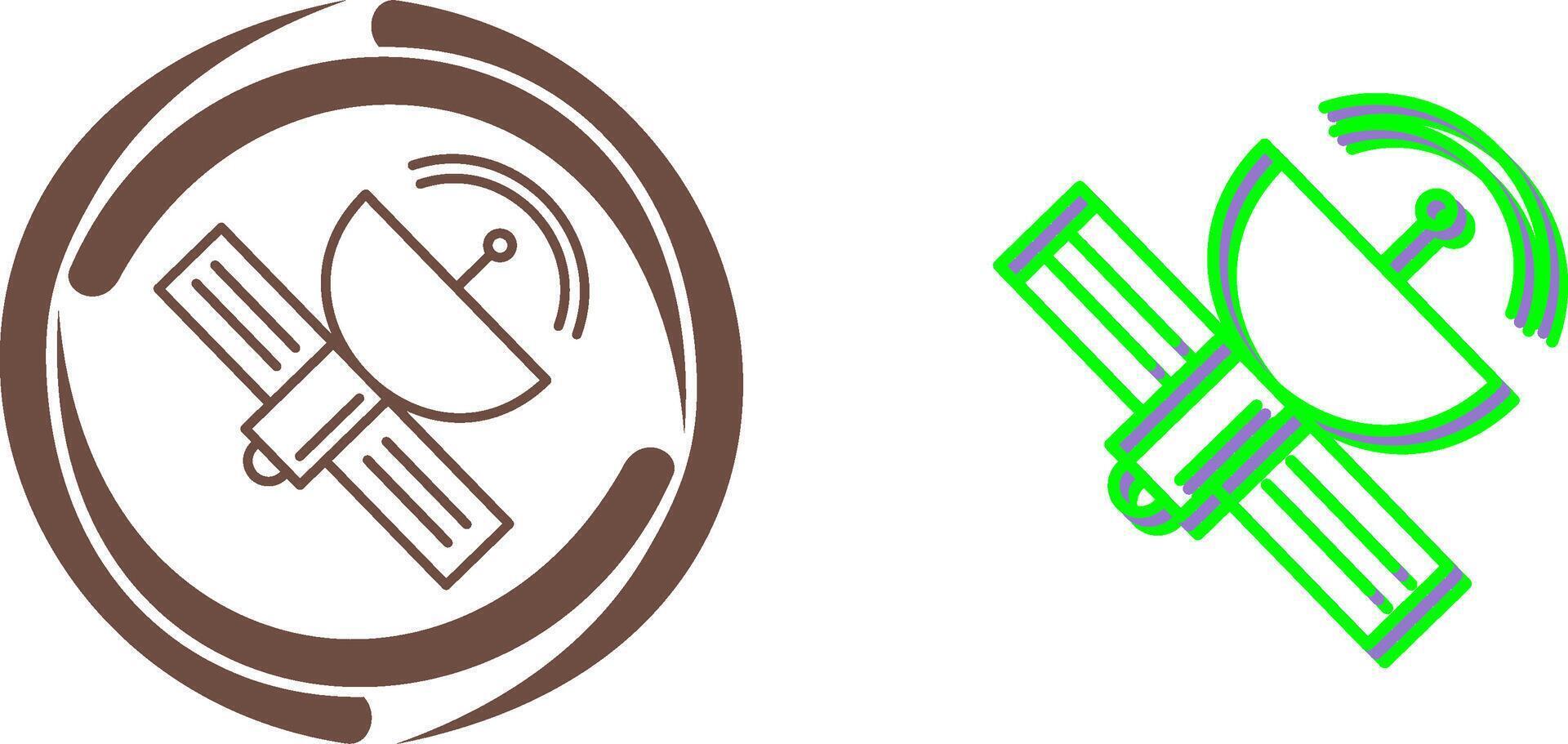 Satellite Icon Design vector