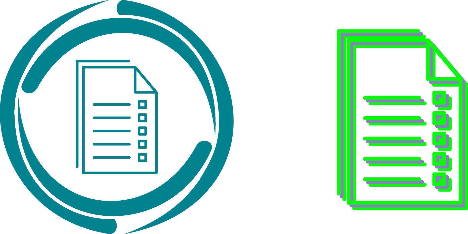Data Files Icon Design vector