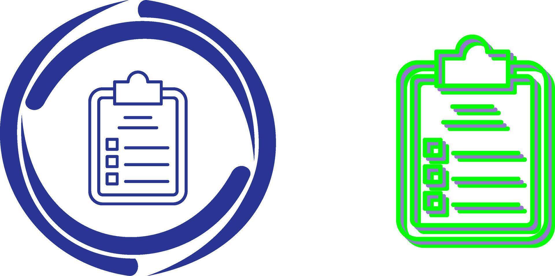 Diagnosis Icon Design vector