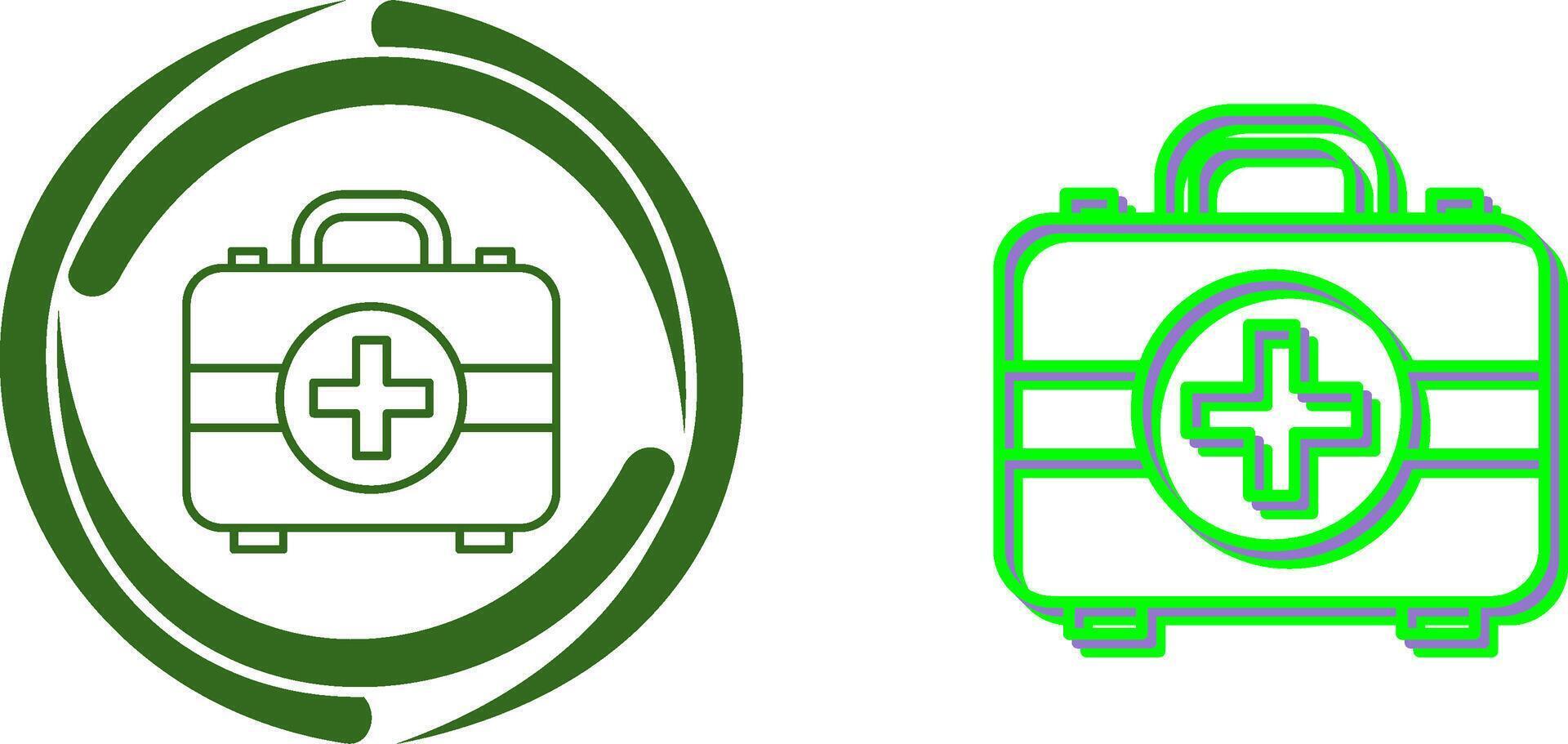 First Aid Kit Icon Design vector