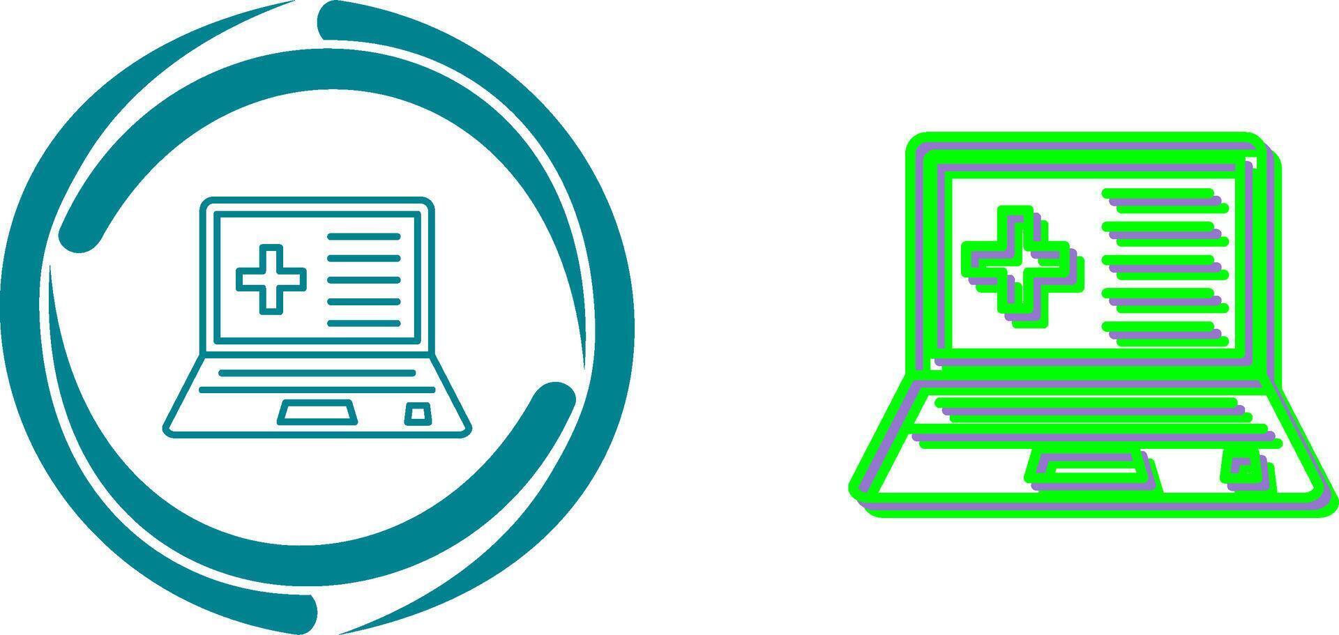 Laptop Icon Design vector