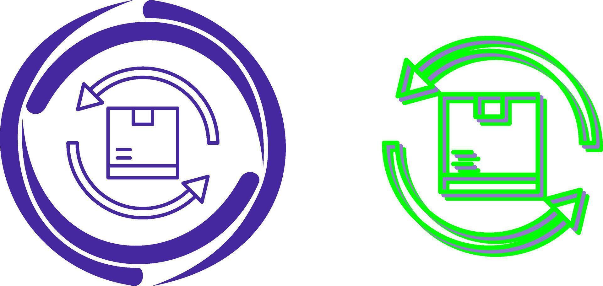 Product Return Icon Design vector