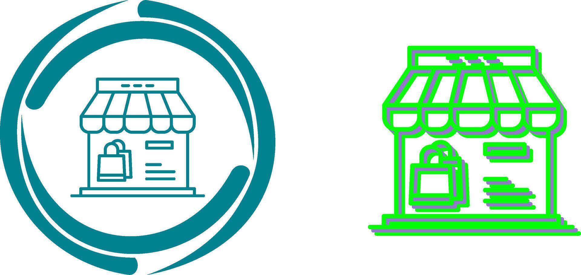 Shop Icon Design vector