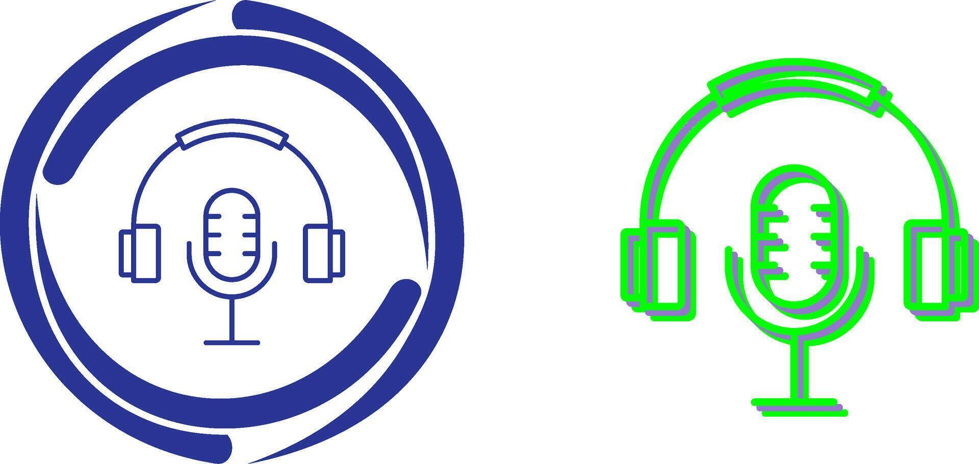 Podcast Icon Design vector