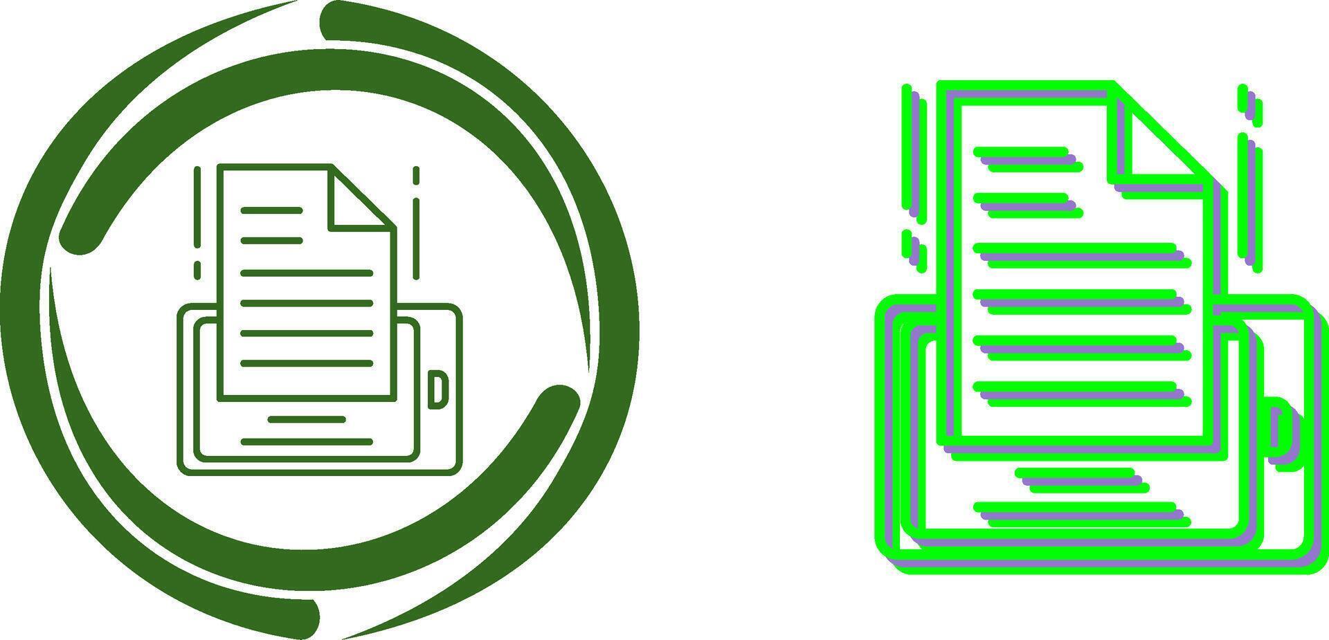 Test Icon Design vector