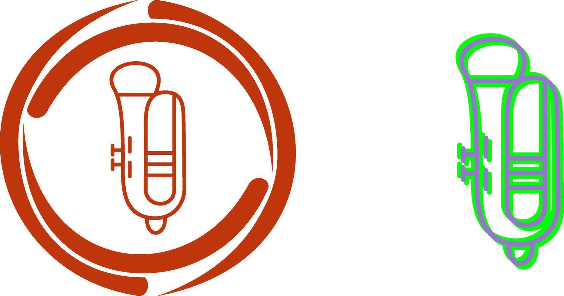 Tuba Icon Design vector