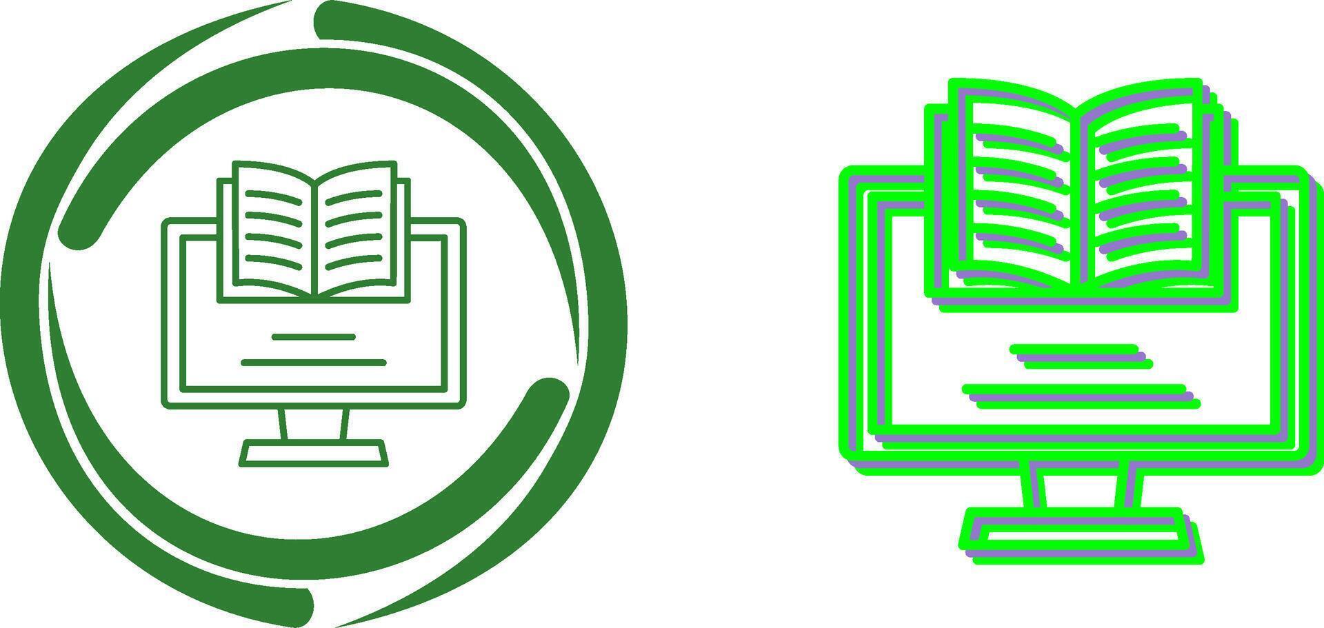 Monitor Icon Design vector