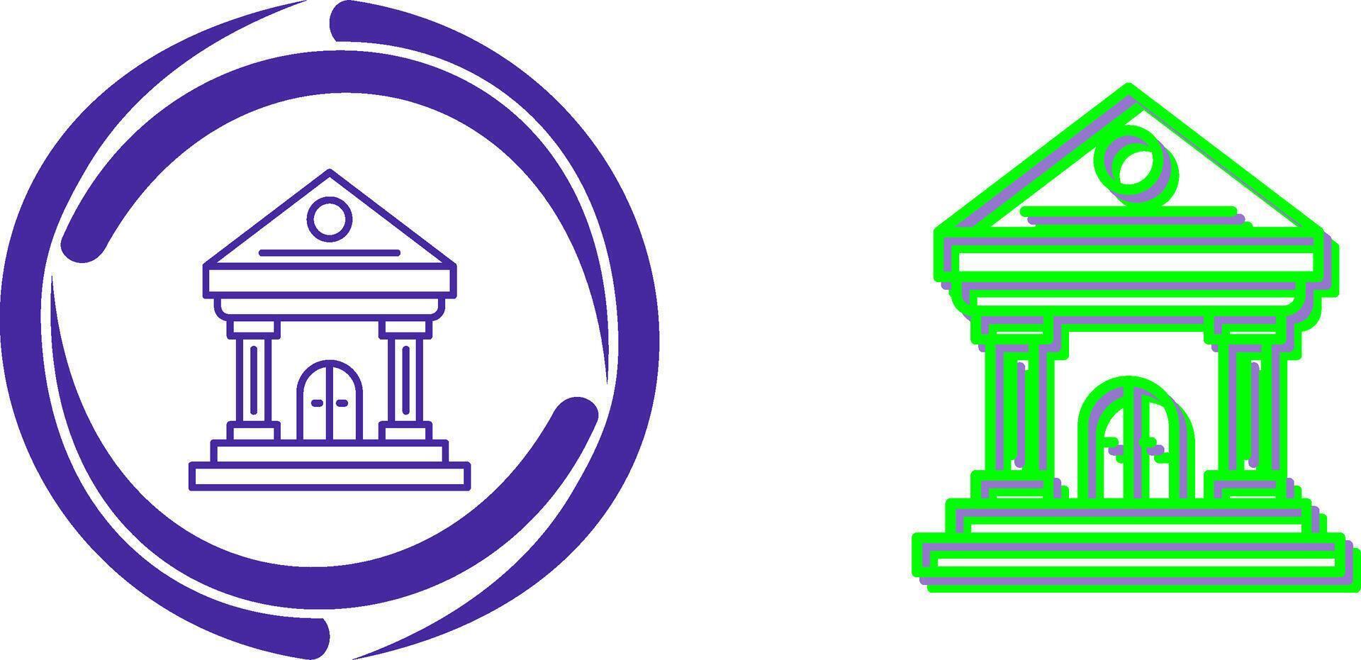 Museum Icon Design vector