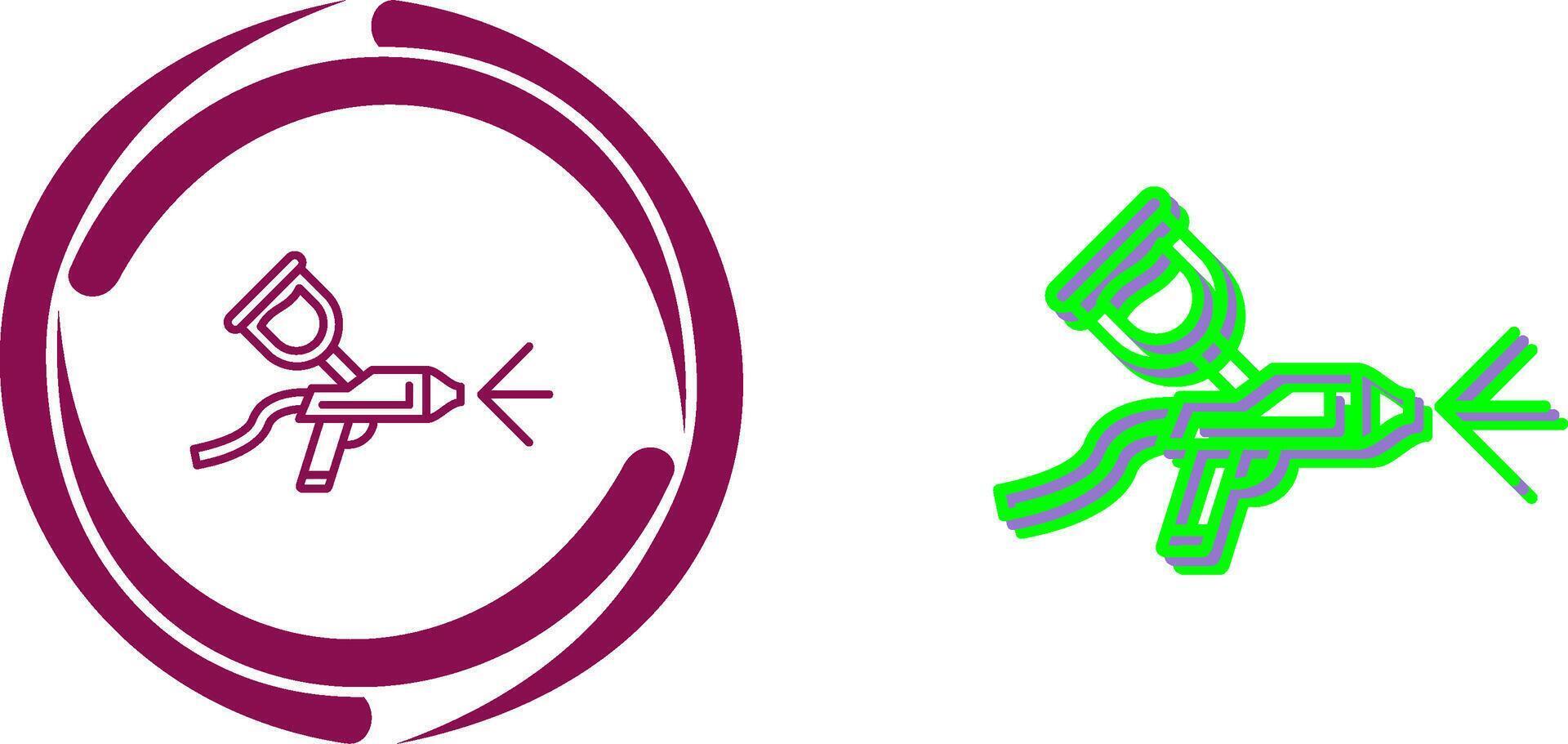 Airbrush Icon Design vector