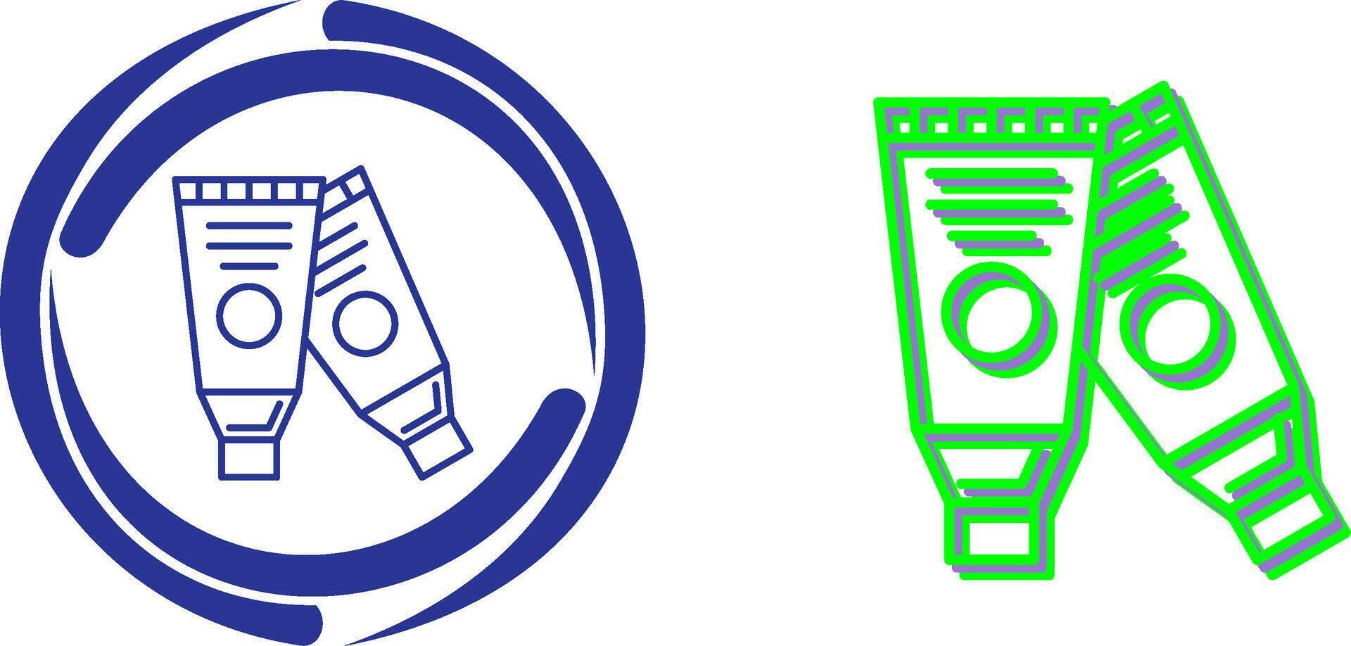 Paint Tube Icon Design vector