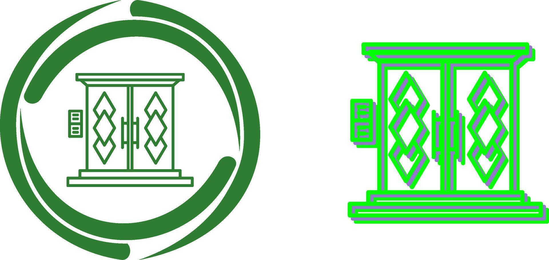 Door Icon Design vector