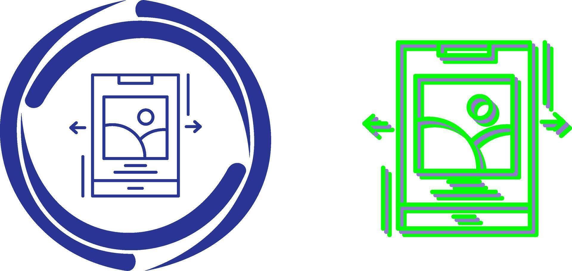 Swipe Icon Design vector