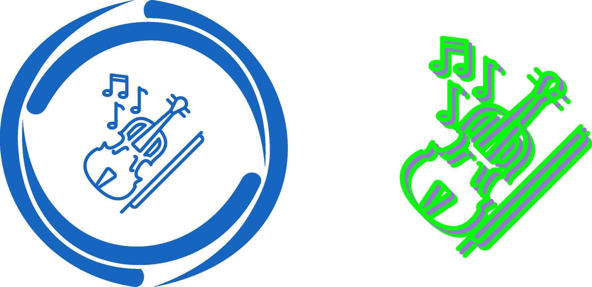 Violin Icon Design vector