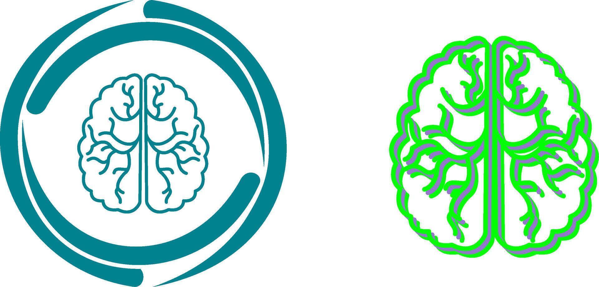 Brain Icon Design vector