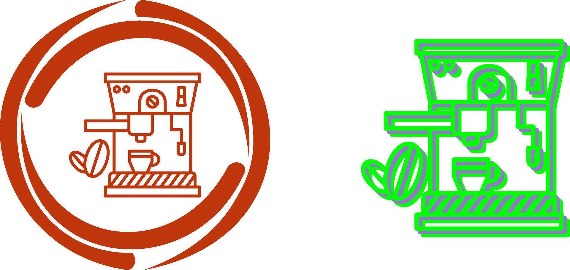 Coffee Machine Icon Design vector