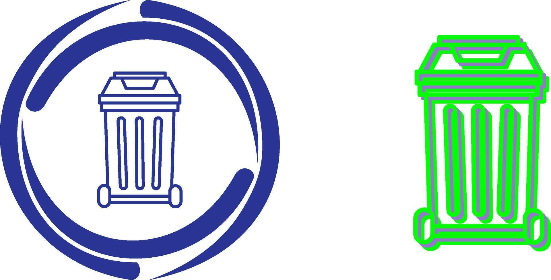 Garbage Icon Design vector