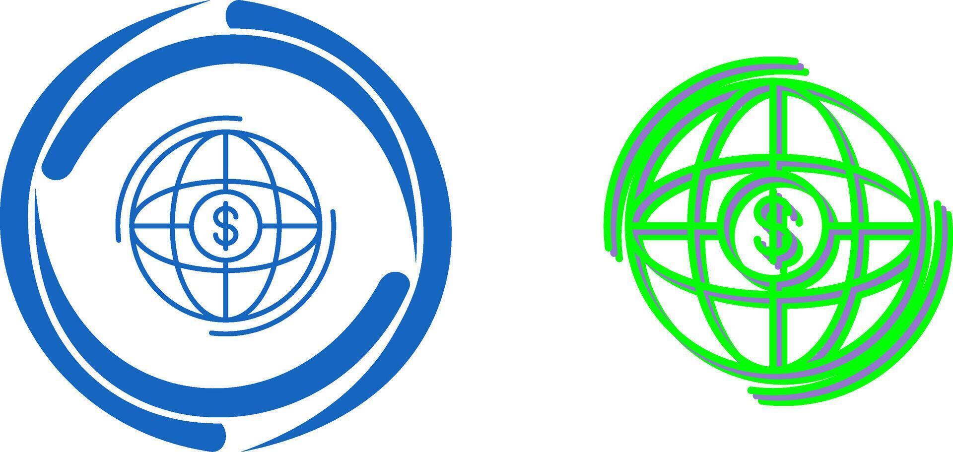 Globe Icon Design vector