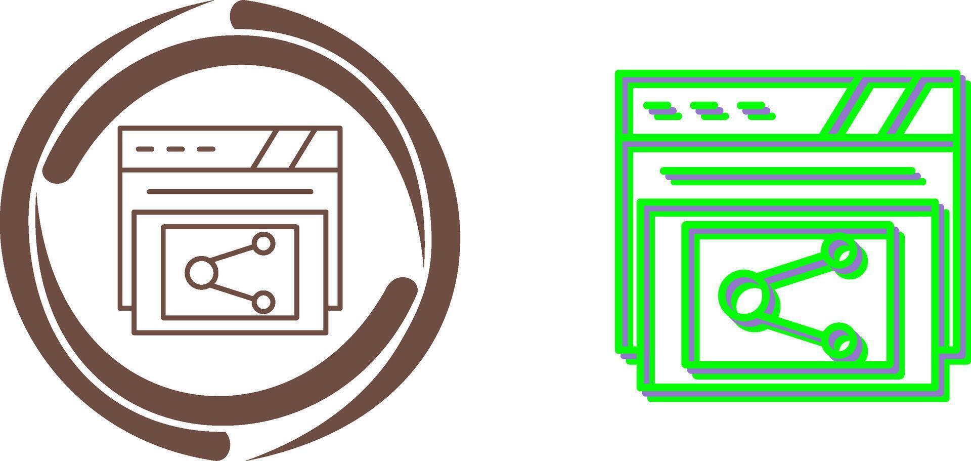 Share Icon Design vector