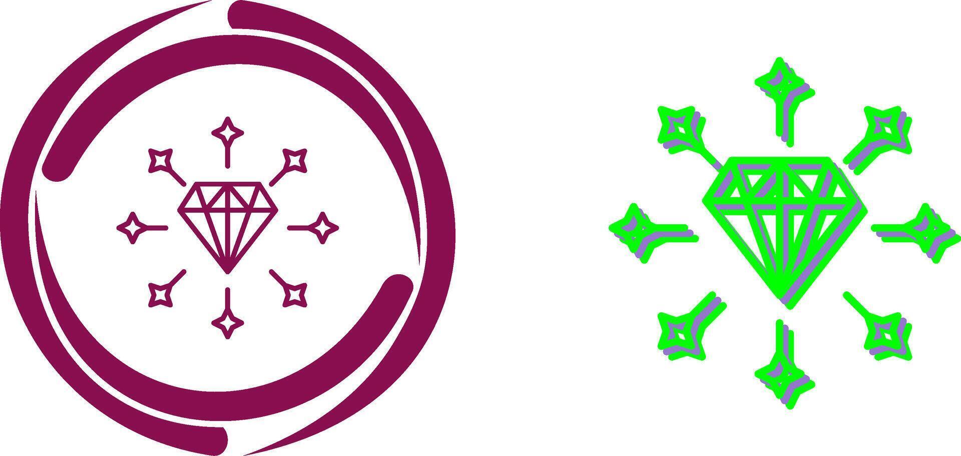 Diamond Icon Design vector