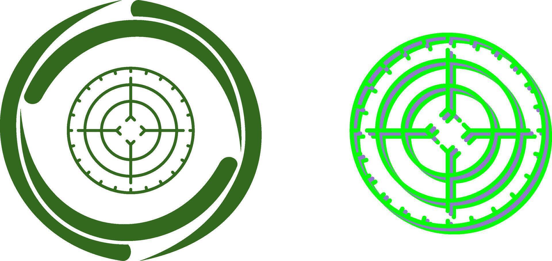 Target Icon Design vector