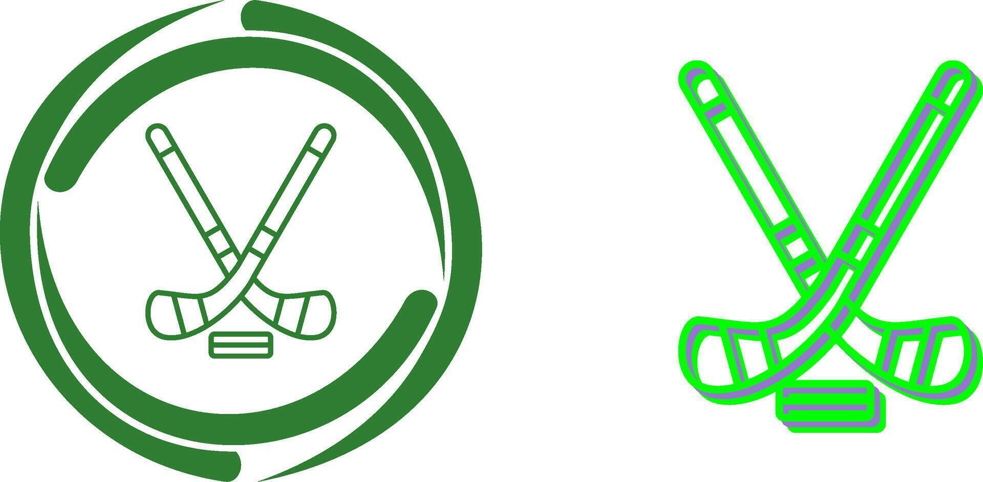 Ice Hockey Icon Design vector