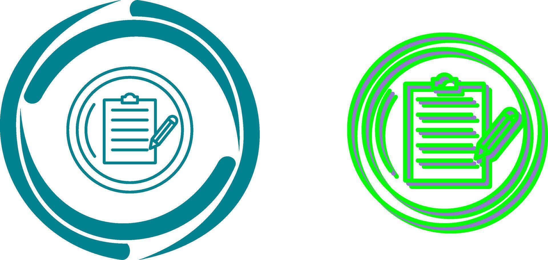 Contract Icon Design vector