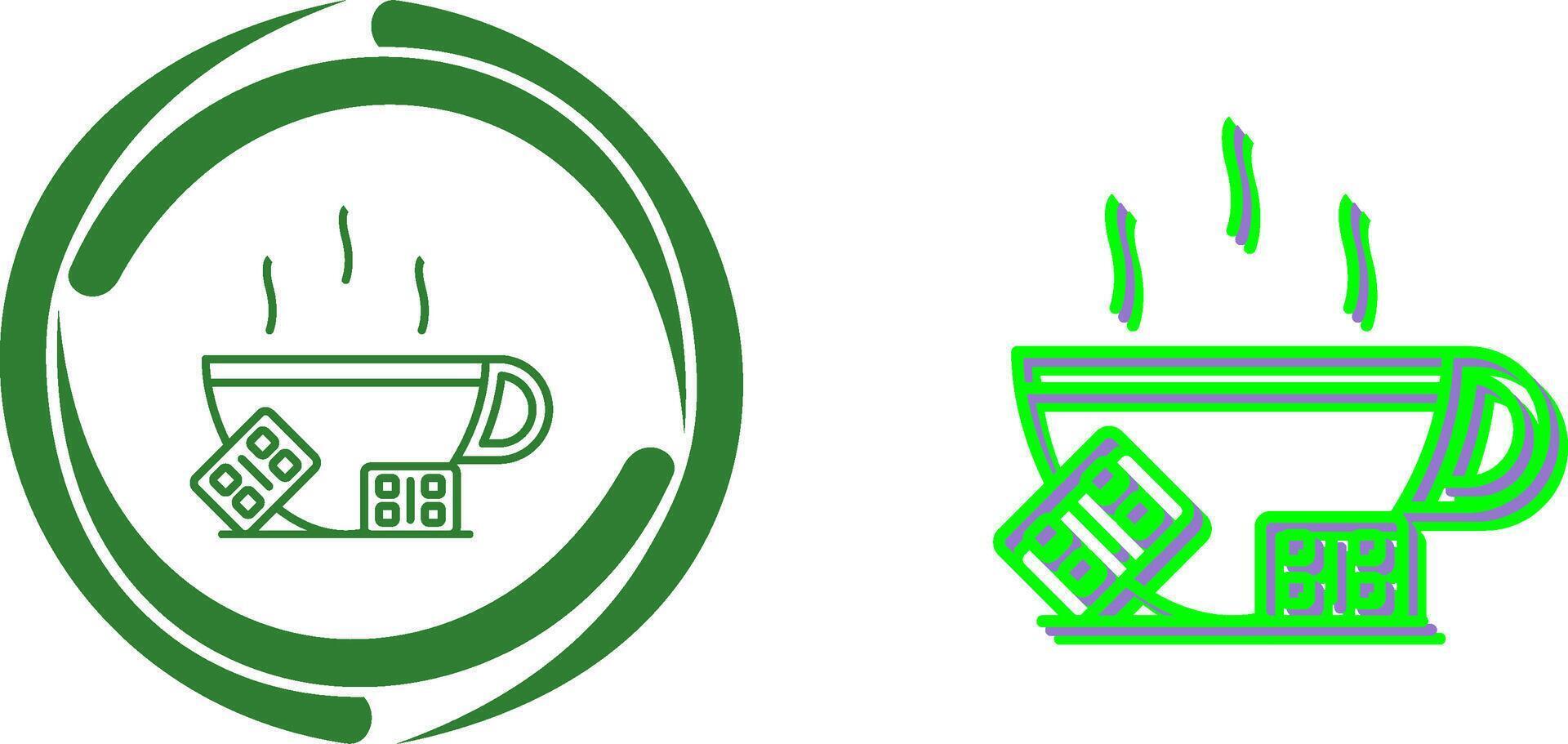 Hot Chocolate Icon Design vector