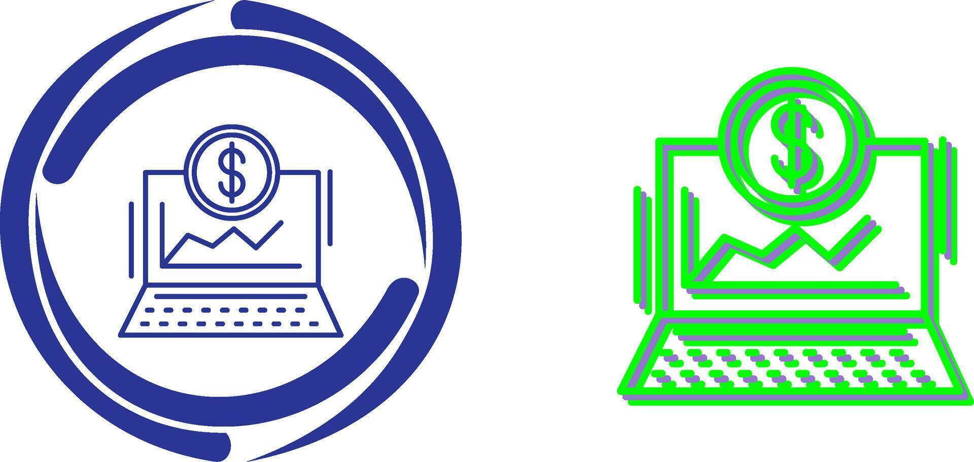 Laptop Icon Design vector