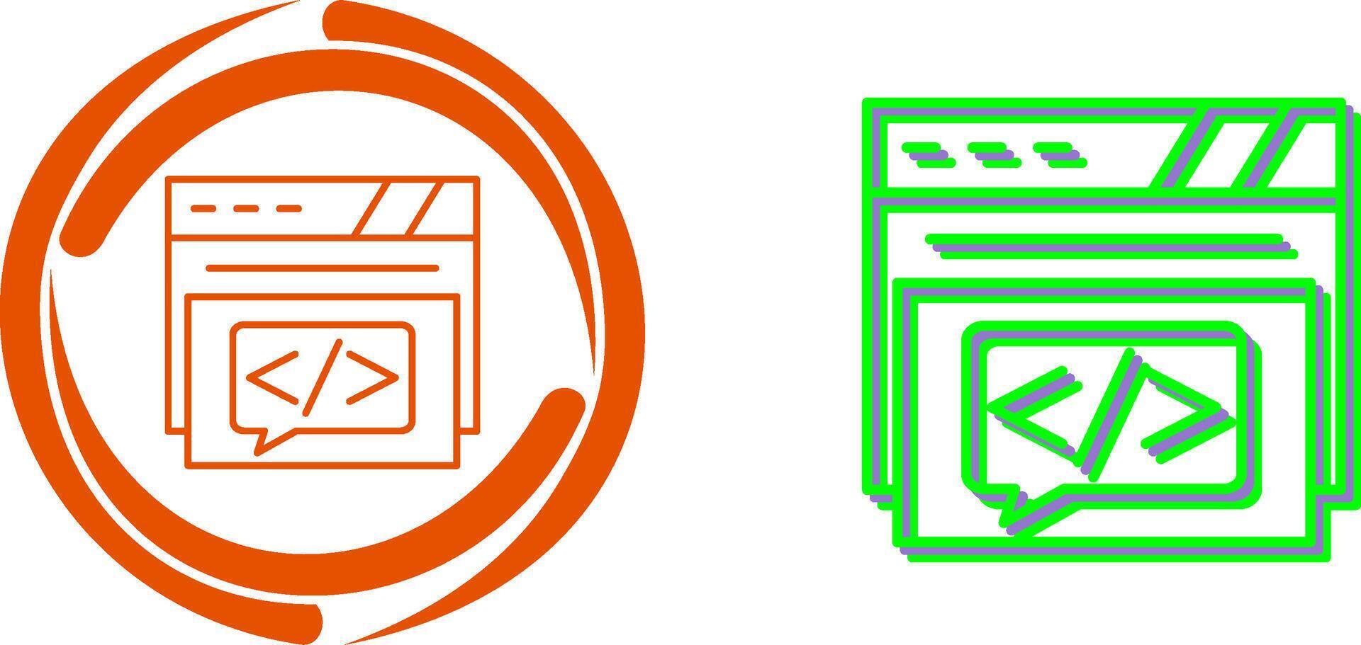 Message Icon Design vector