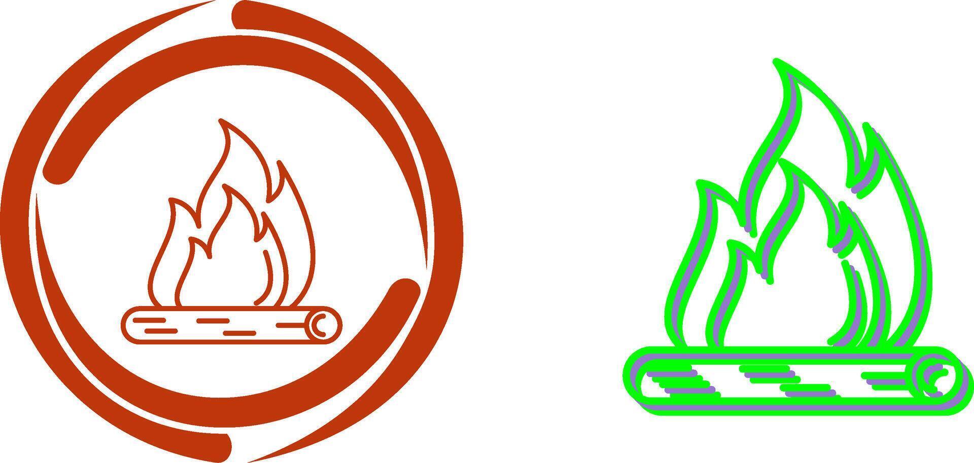 Fire Icon Design vector