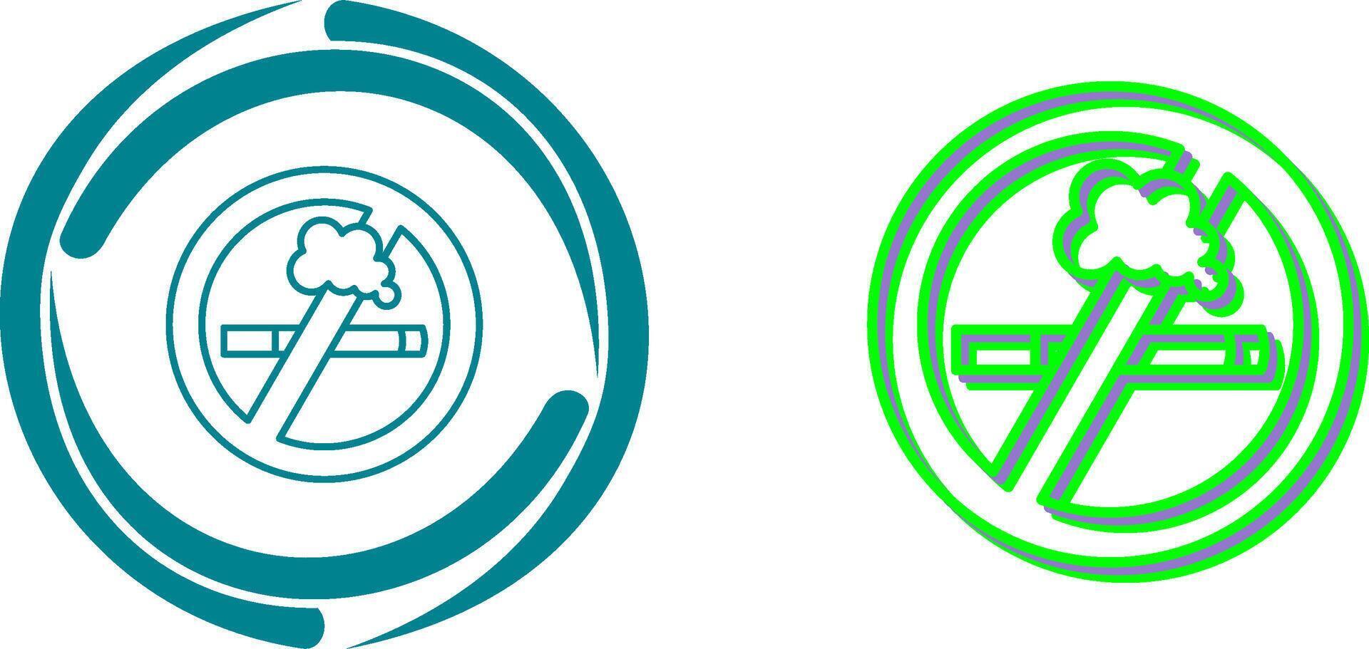 No Smoking Icon Design vector