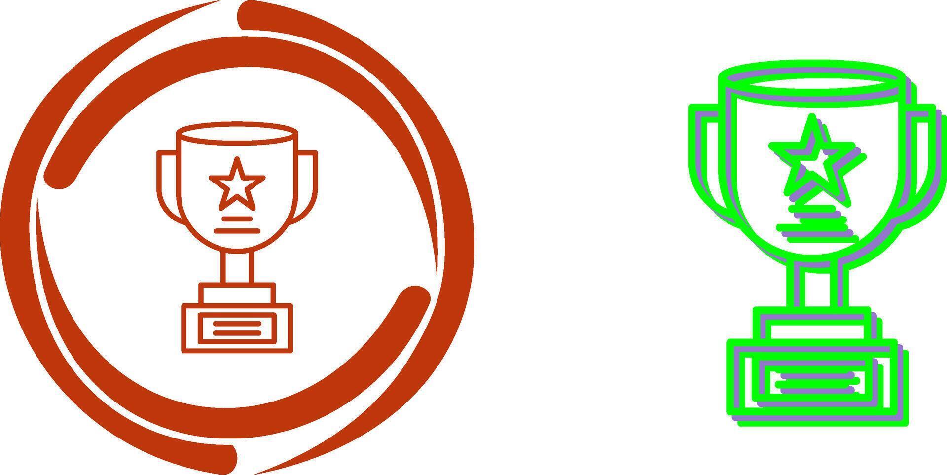 Trophy Icon Design vector
