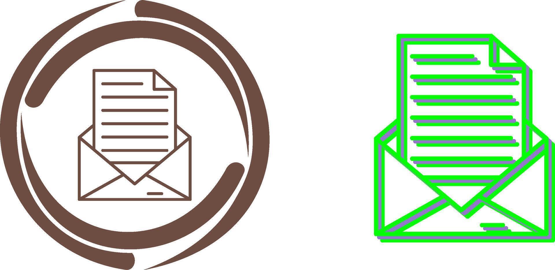 Mail Icon Design vector