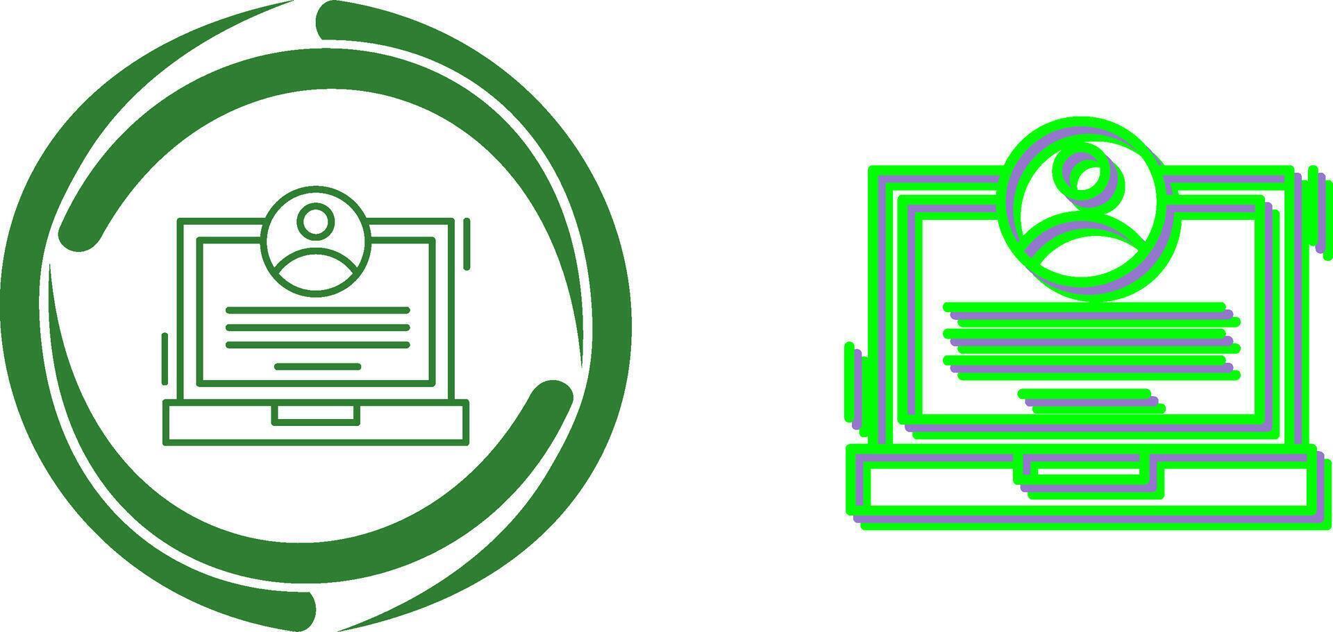 CV Icon Design vector