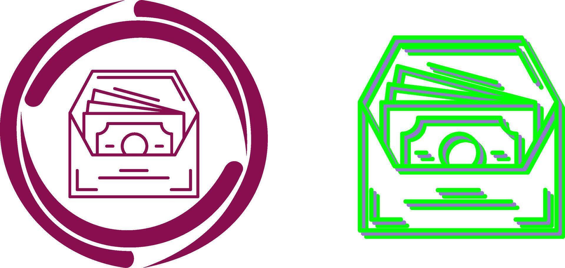 Salary Icon Design vector